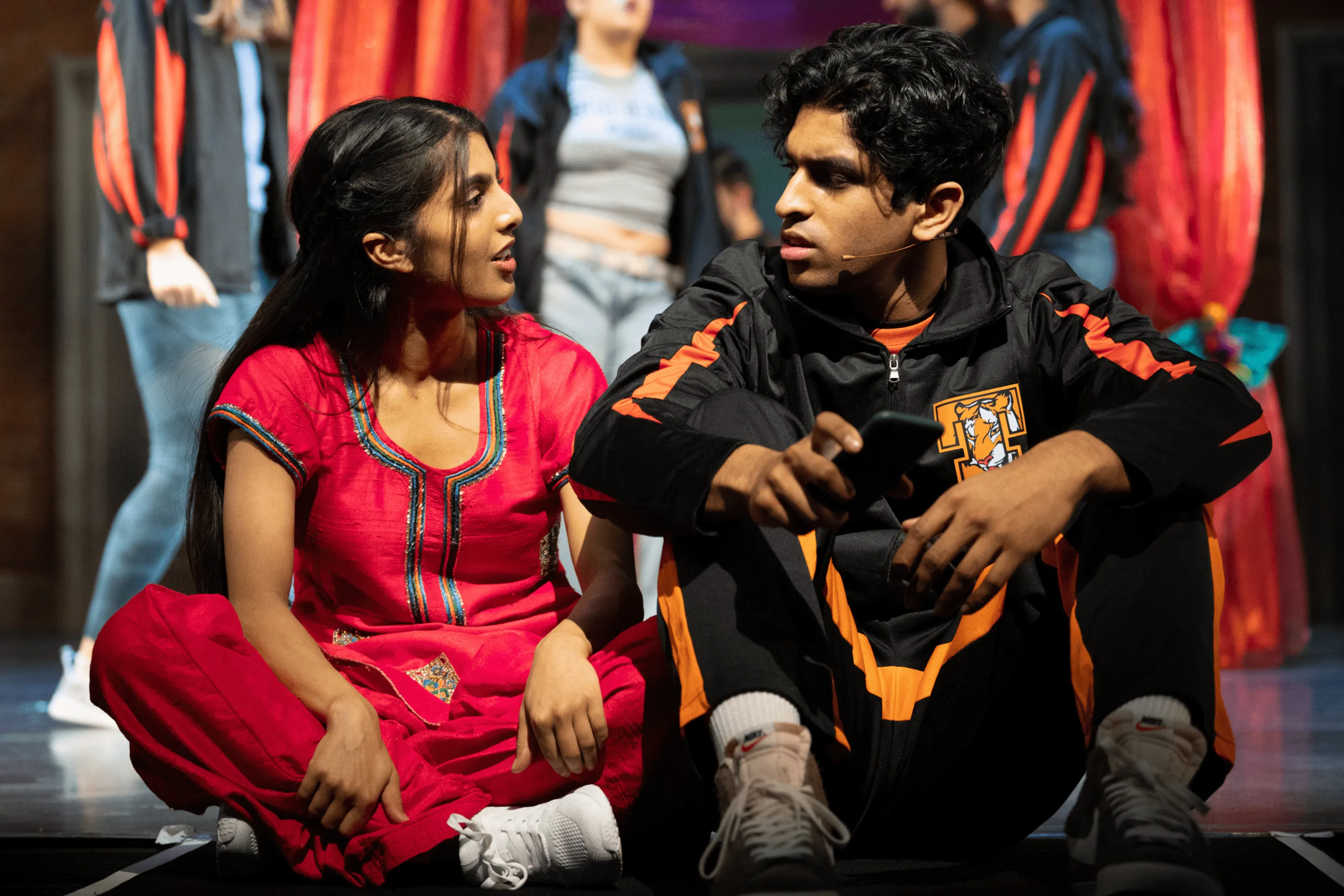 Zaynah Ahmed as Preeti and Mervin Noronha as Amit in Bhangra Nation