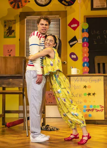 Scene from Mischief Theatre's Groan Ups on UK tour