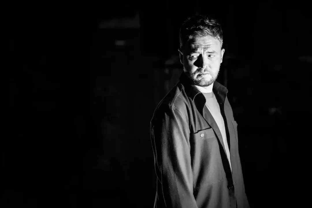 Tom Francis and David Thaxton in rehearsals