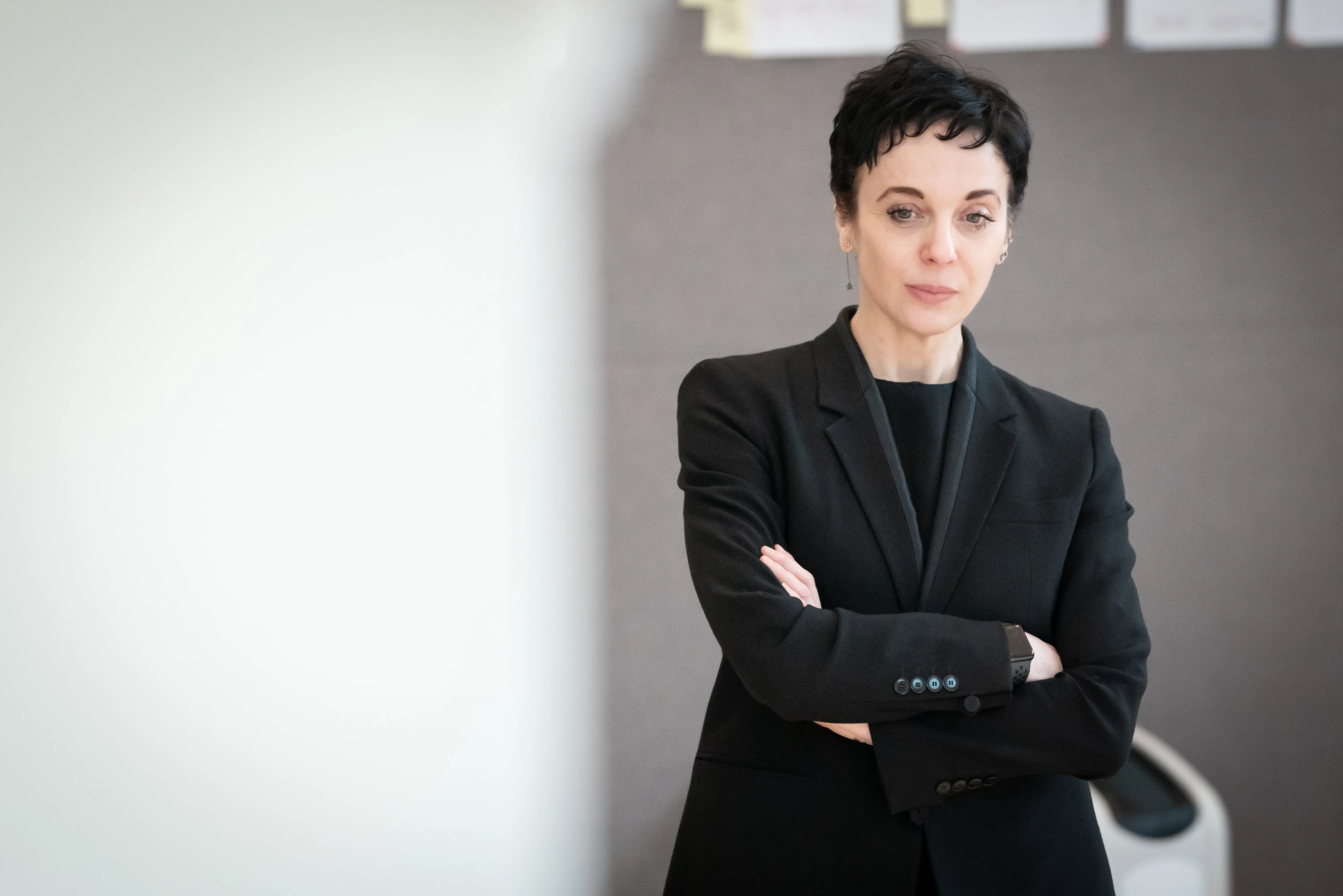 Amanda Abbington in rehearsals for The Son