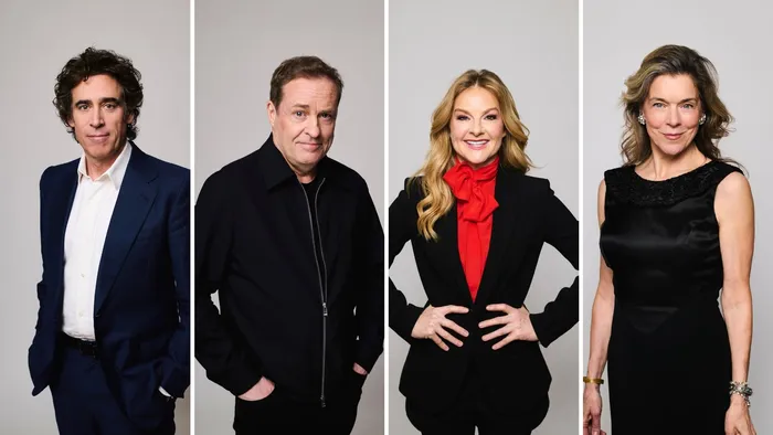 The cast of Florian Zeller's The Truth at the Apollo Theatre